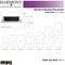 Skutchi Designs 45 in W, 96 in L, 29 in H, Engineered Wood Top, Grey H-BOT-4693-PT-AN-EL - alternate 3